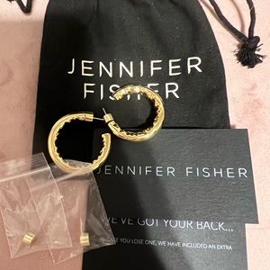 Jennifer Fisher 14KG Baby Jennifer Hoops